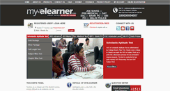 Desktop Screenshot of myelearner.com